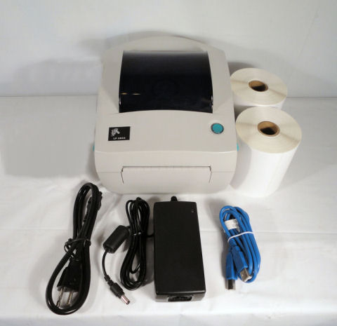 Details about Zebra LP2844 Direct Thermal Label Shipping Tag Printer ...